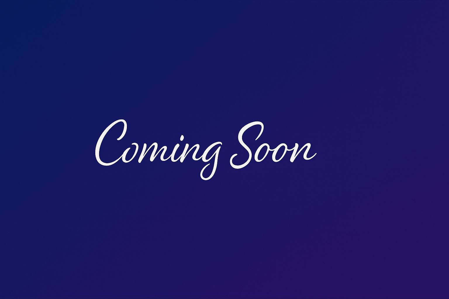 Coming Soon